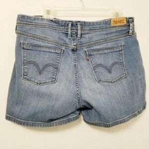 Vintage Grunge 90's Western Cowgirl Levi's High Rise Distressed Jean Shorts 14